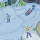 Glissade des enfants